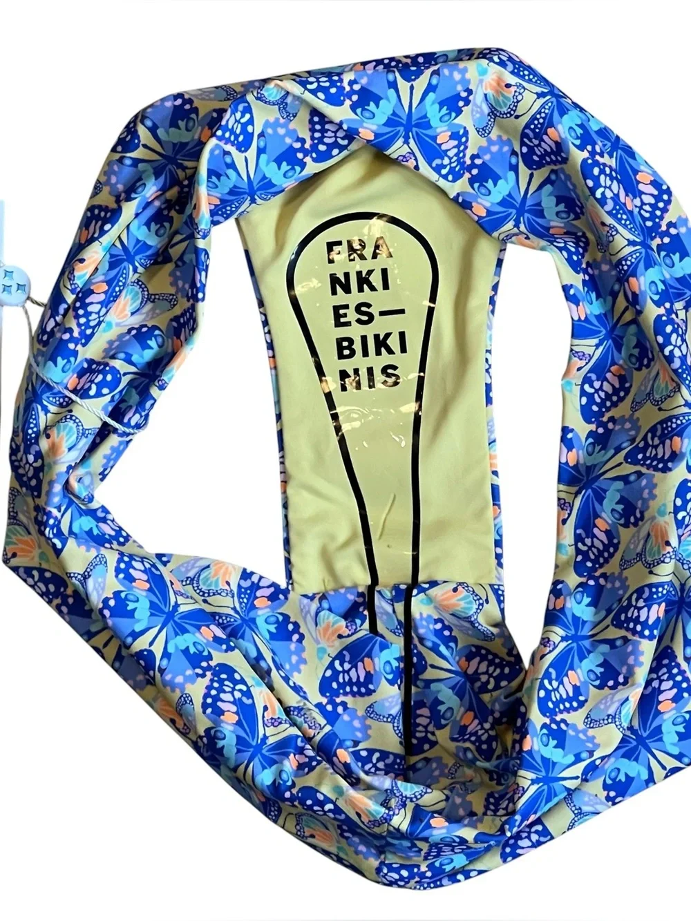 Frankie’s Bikinis Women’s Sz XS NWT Monarch Butterfly Cheeky Bikini Bottom Gavin